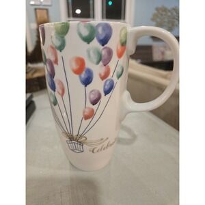 "Celebrate"‎ Balloon Mug